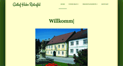 Desktop Screenshot of gasthof-huber-rastenfeld.at